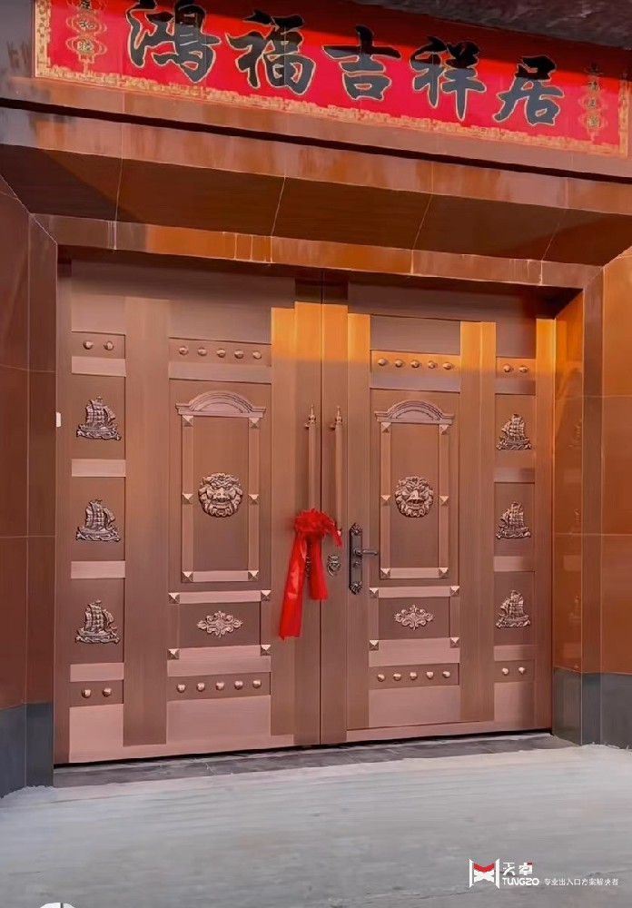 一個農村大門而已，有必要買這么貴的銅門嗎